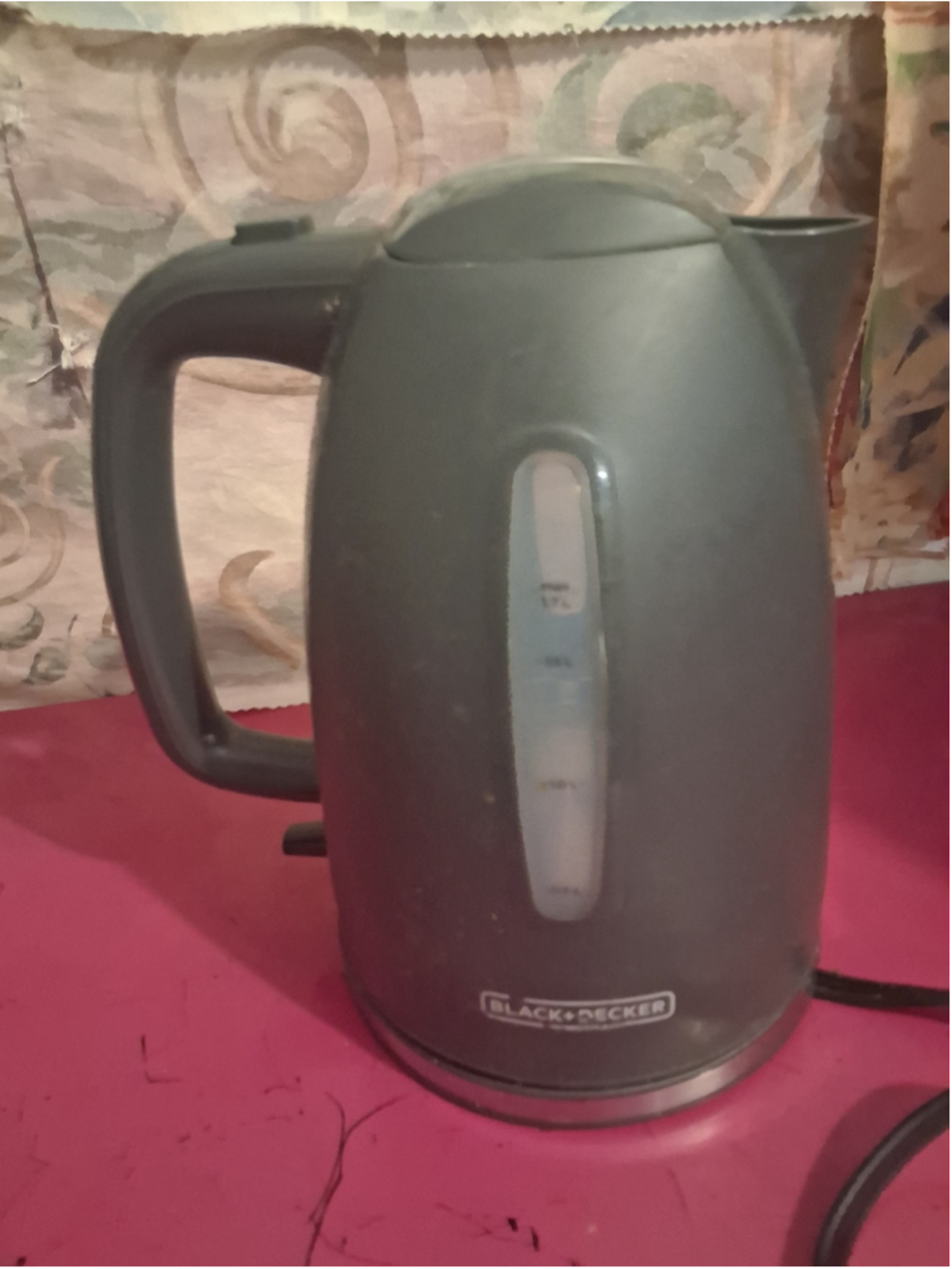 Black+Decker Electric Kettle Grey One Size